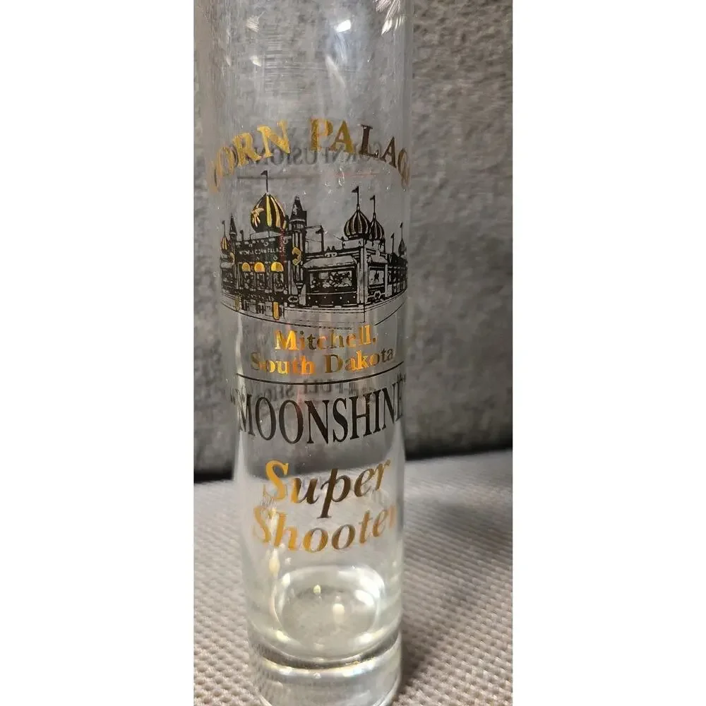 Corn Palace Mitchell SD Moonshine Super Shooter Shot Glass 7.5in Tall